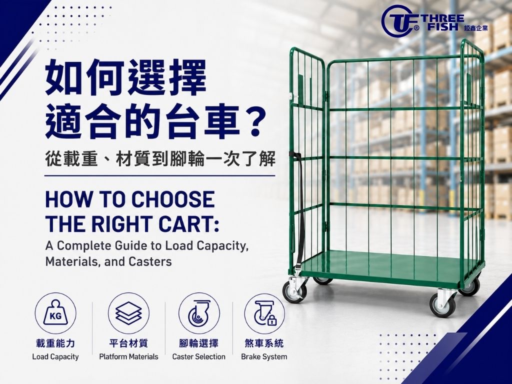 如何選擇適合的台車？從載重、材質到腳輪一次了解